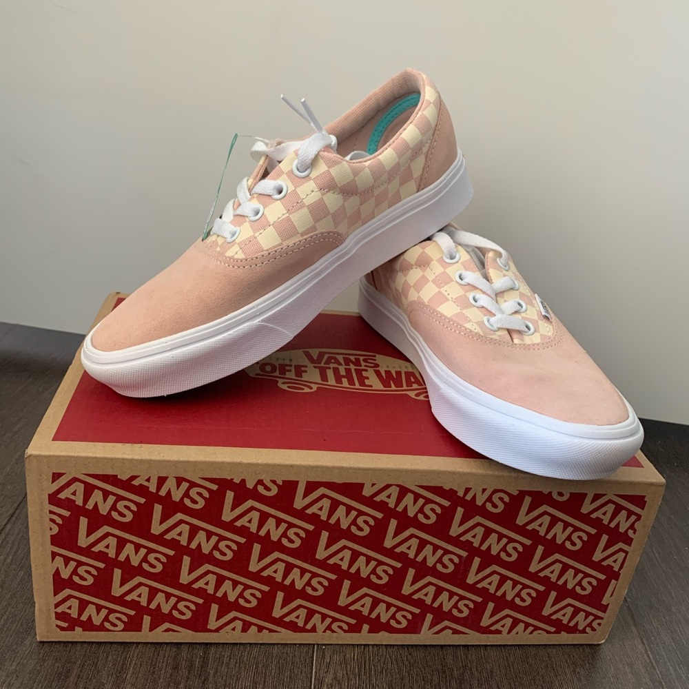 NEW vans comfycrush era pink checkerboard 6 / 6.5 - Picture 12 of 14